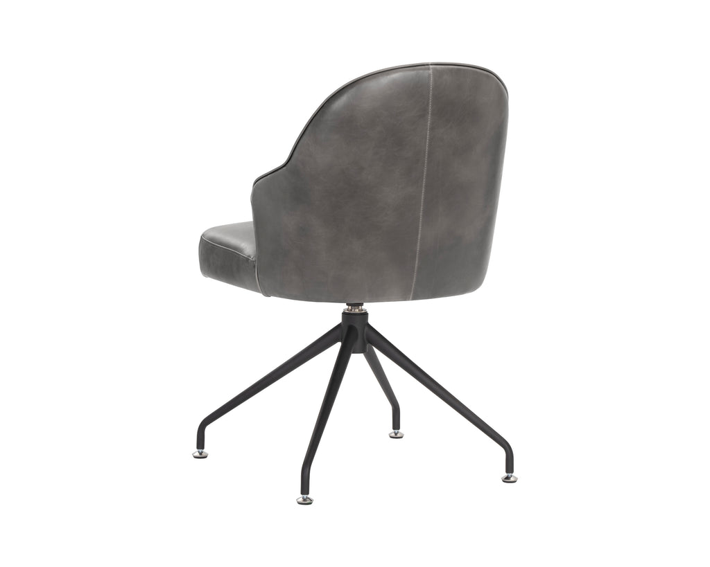 Bretta Swivel Dining Chair - Overcast Grey | Sunpan Furniture - 106102