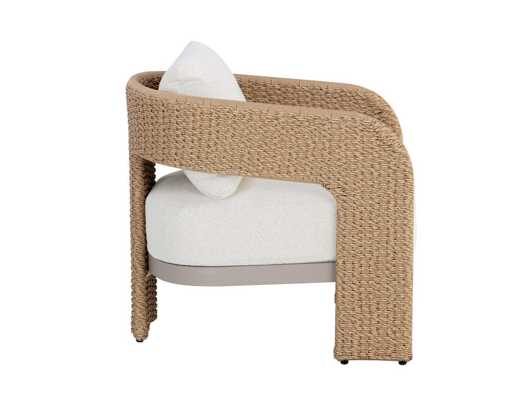 Pylos Lounge Chair - Natural - Louis Cream | Sunpan Furniture - 111596