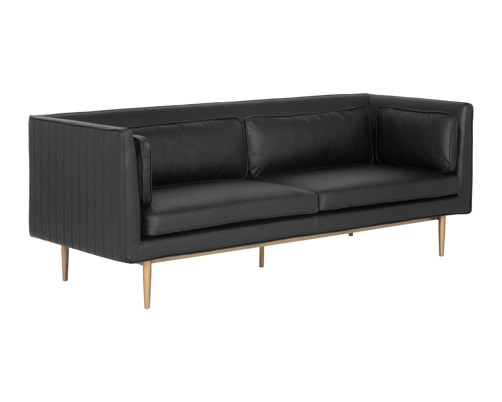 Batavia Sofa - Vintage Black | Sunpan Furniture - 106618