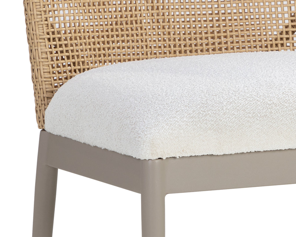 Calandri Dining Chair - Natural - Louis Cream | Sunpan Furniture - 111599