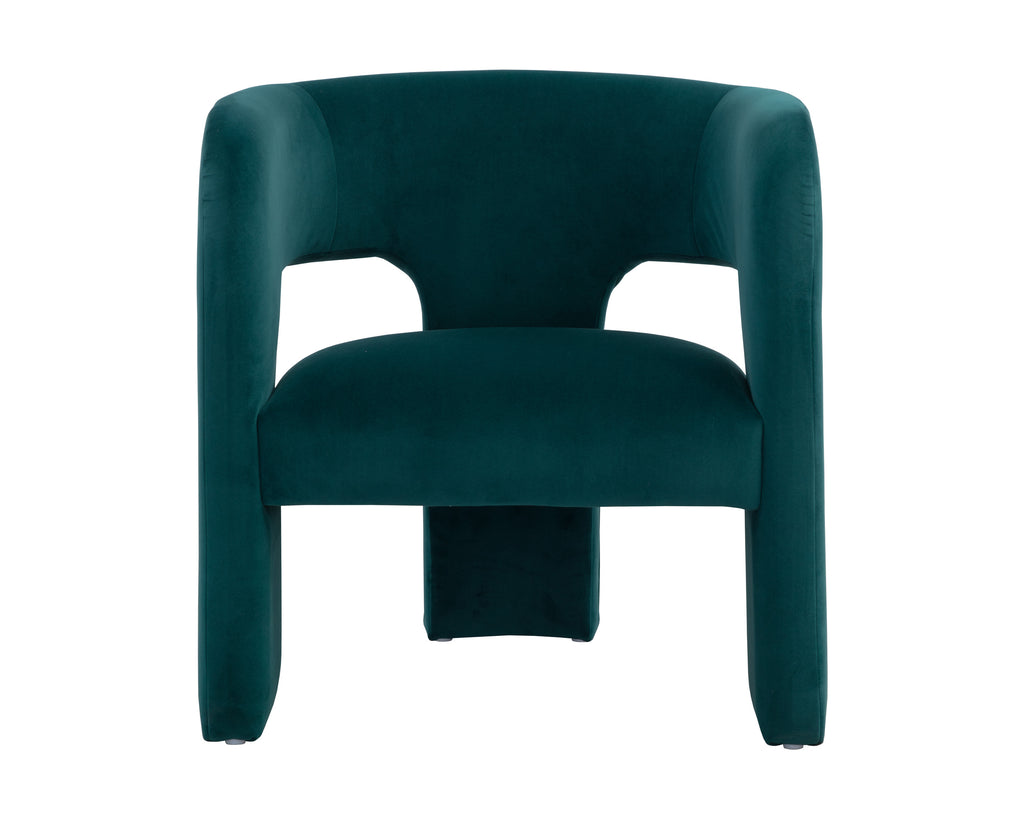 Isidore Lounge Chair - Meg Teal | Sunpan Furniture - 109721