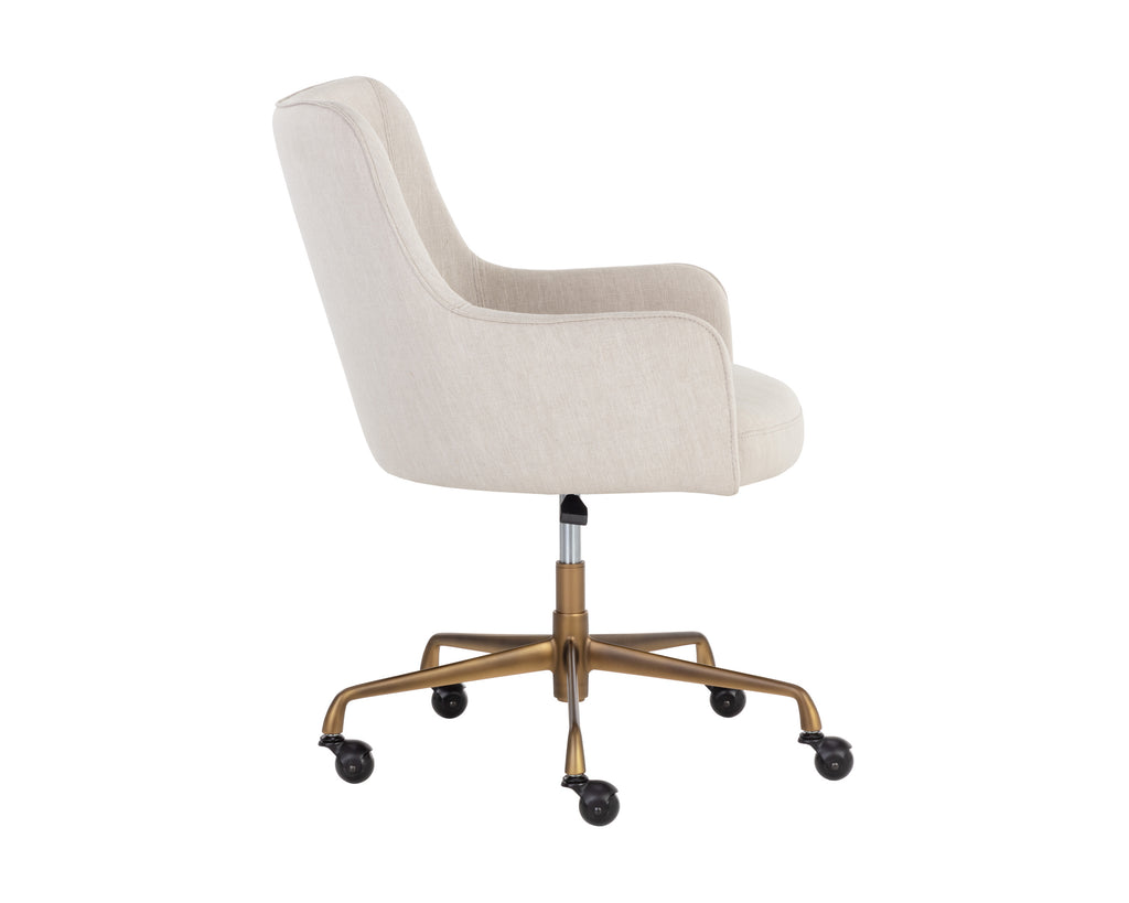 Franklin Office Chair - Beige Linen | Sunpan Furniture - 108155