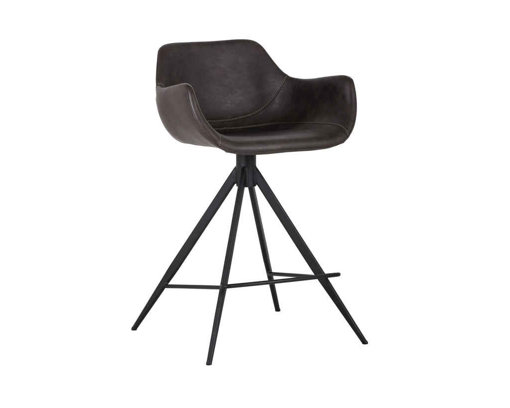 Owen Swivel Counter Stool - Town Grey | Sunpan Furniture - 103247