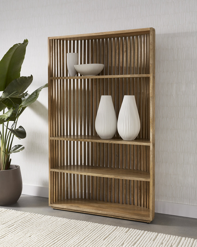 Tessa Bookcase - Natural | Sunpan Furniture - 109602