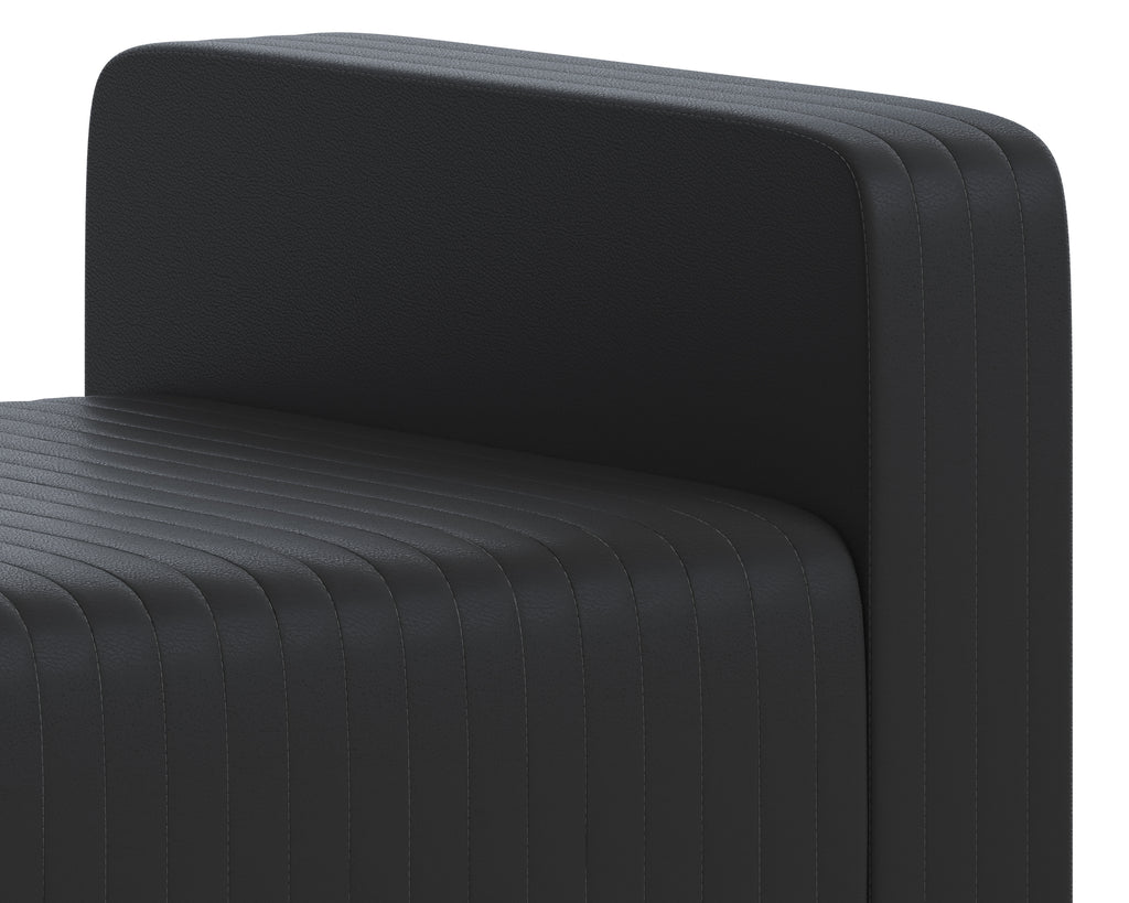 Odette Bench - Maven Black | Sunpan Furniture - 110747