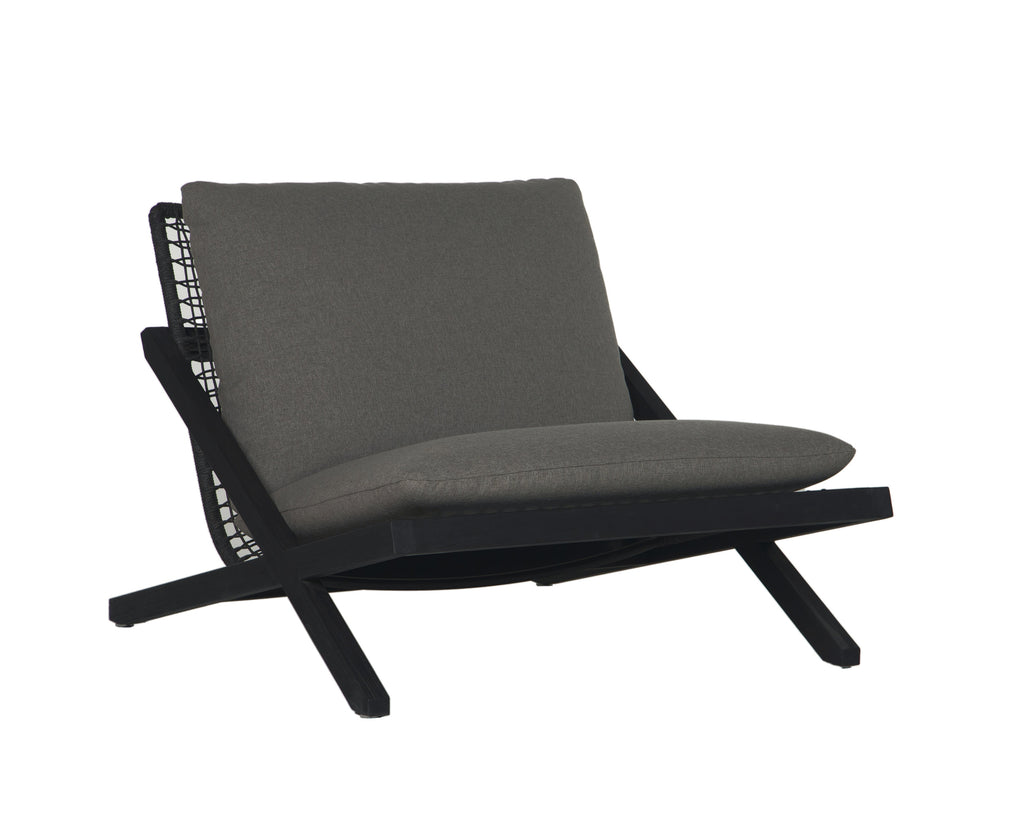 Bari Lounge Chair - Charcoal - Gracebay Grey | Sunpan Furniture - 109460