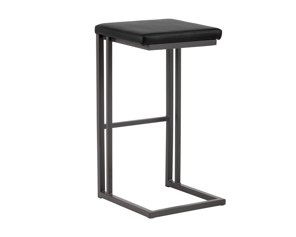 Boone Barstool - Grey - Onyx | Sunpan Furniture - 102497