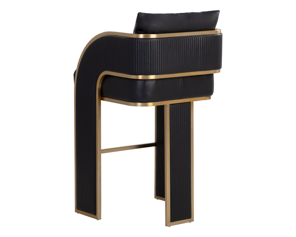 Baz Barstool - Napa Black | Sunpan Furniture - 111241