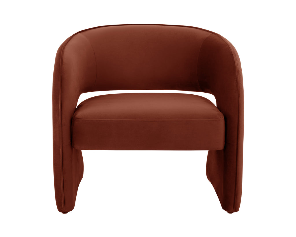 Rosalia Lounge Chair - Meg Rust | Sunpan Furniture - 109583