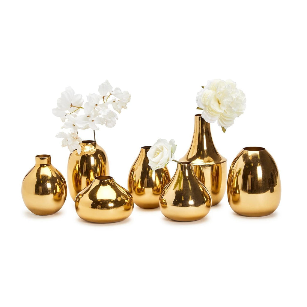 S7 Gold-Plated Nickel Vases