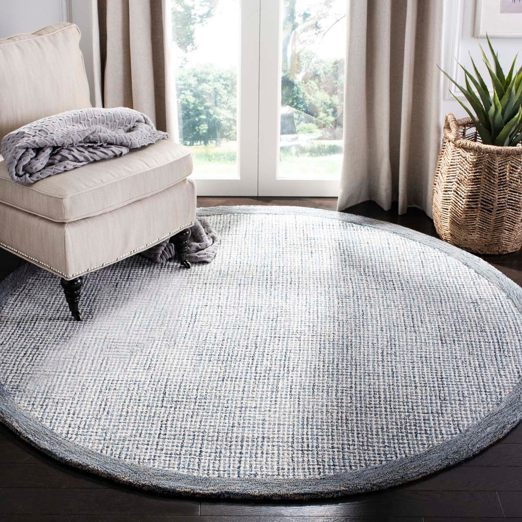 Safavieh Abstract Rug Collection ABT220 - Navy / Ivory