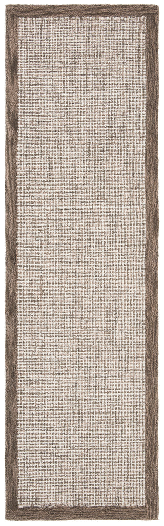 Safavieh Abstract Rug Collection ABT220 - Brown / Ivory