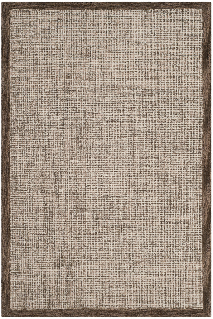 Safavieh Abstract Rug Collection ABT220 - Brown / Ivory