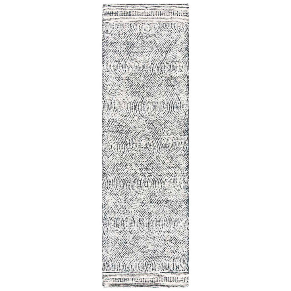 Safavieh Abstract Rug Collection ABT340H - Ivory / Charcoal