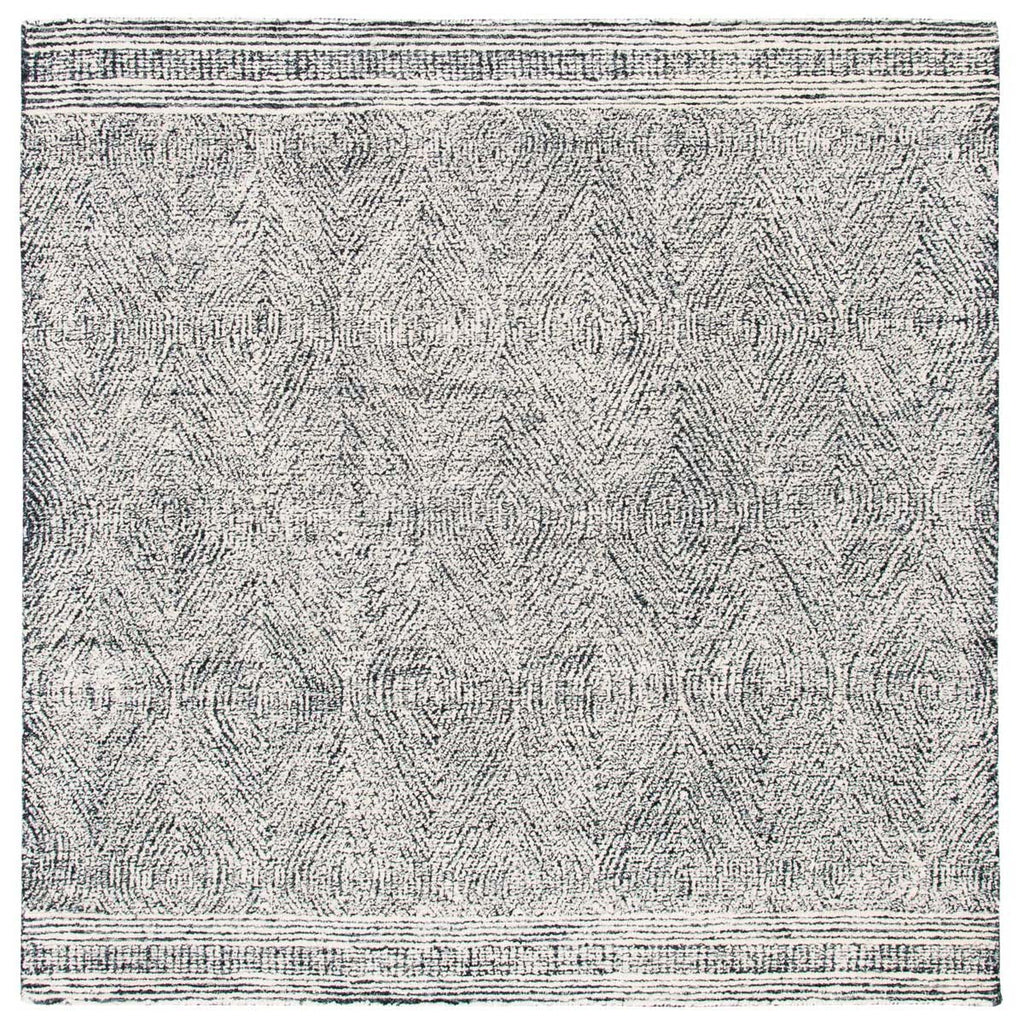 Safavieh Abstract Rug Collection ABT340H - Ivory / Charcoal