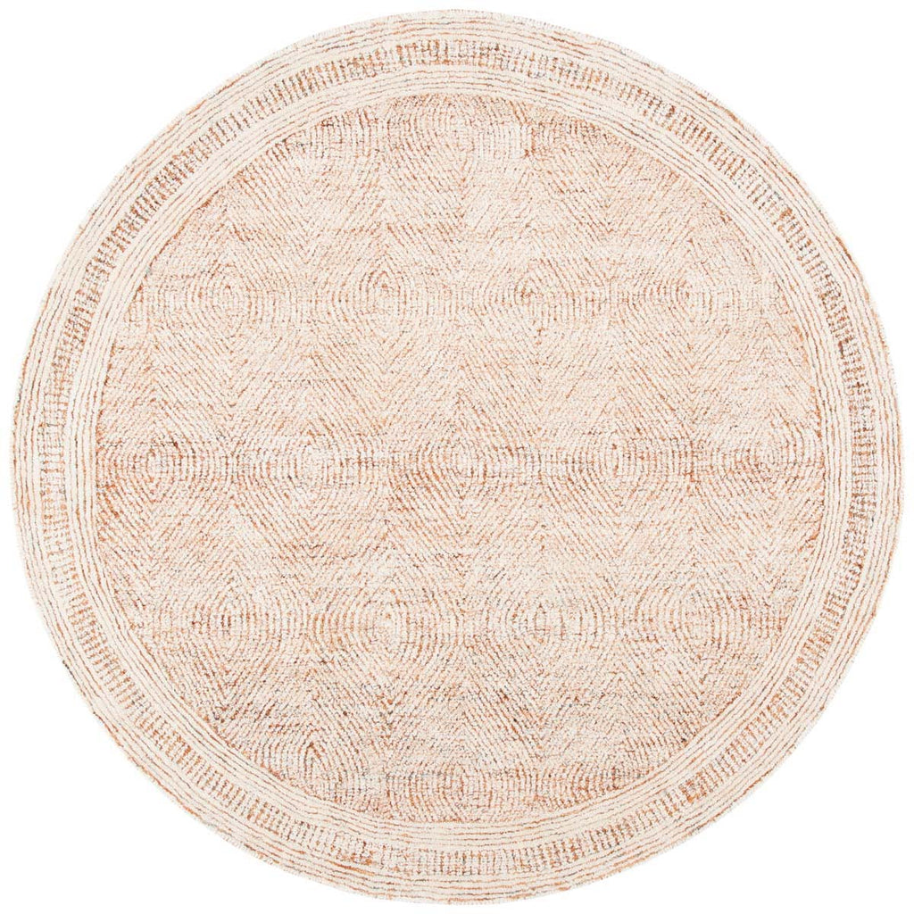 Safavieh Abstract Rug Collection ABT340P - Ivory / Rust