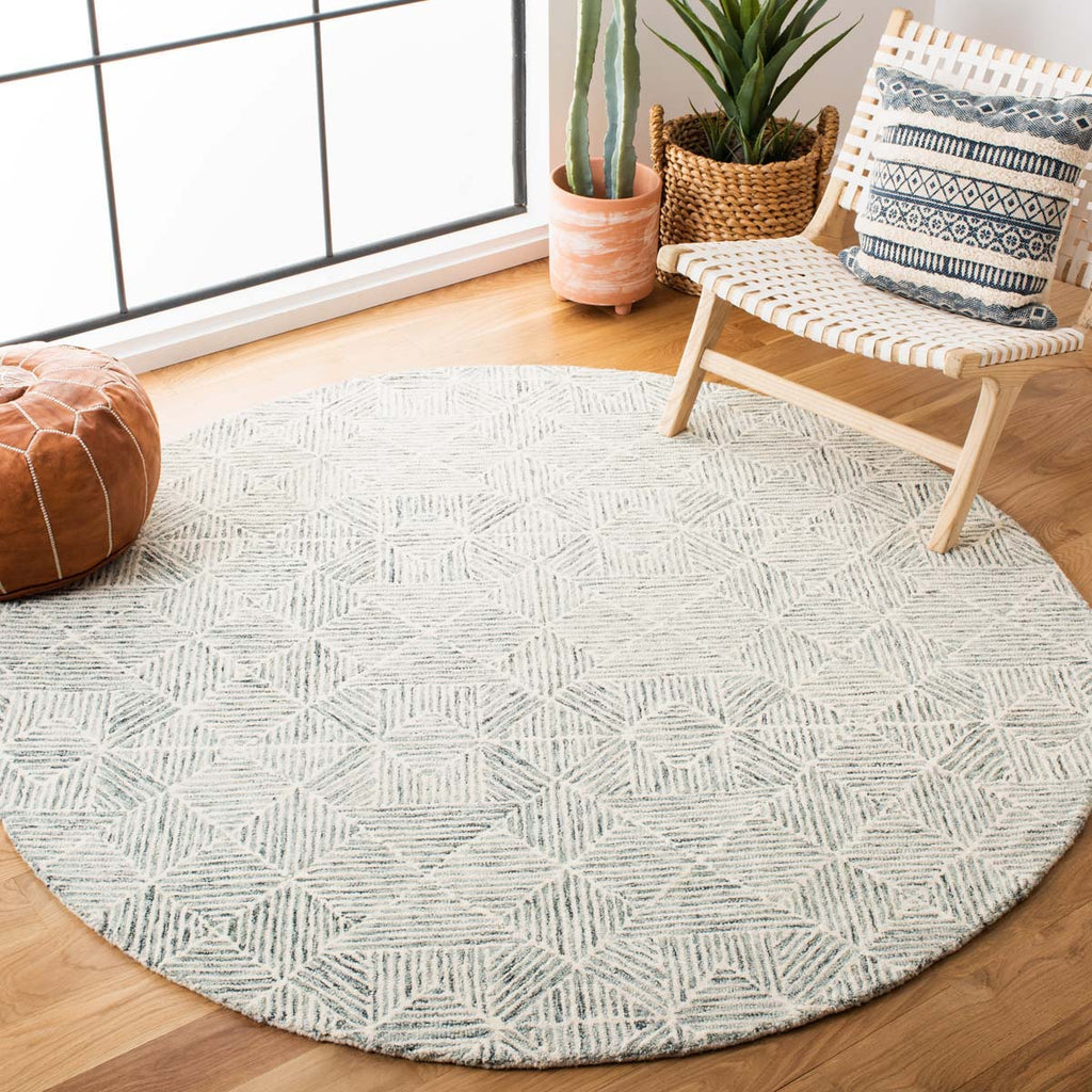 Safavieh Abstract Rug Collection ABT763Y - Light Green