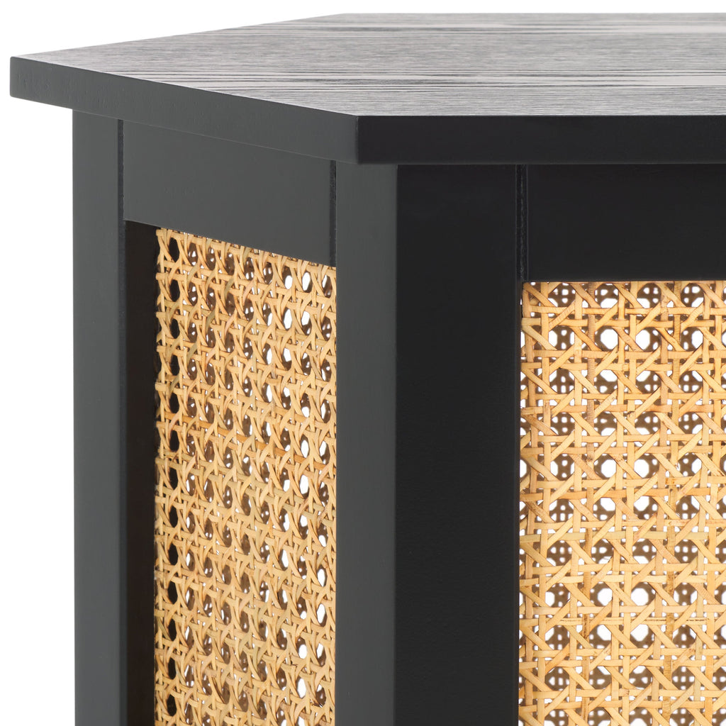 Safavieh Danez Hexagon Cane Accent Table, ACC2101