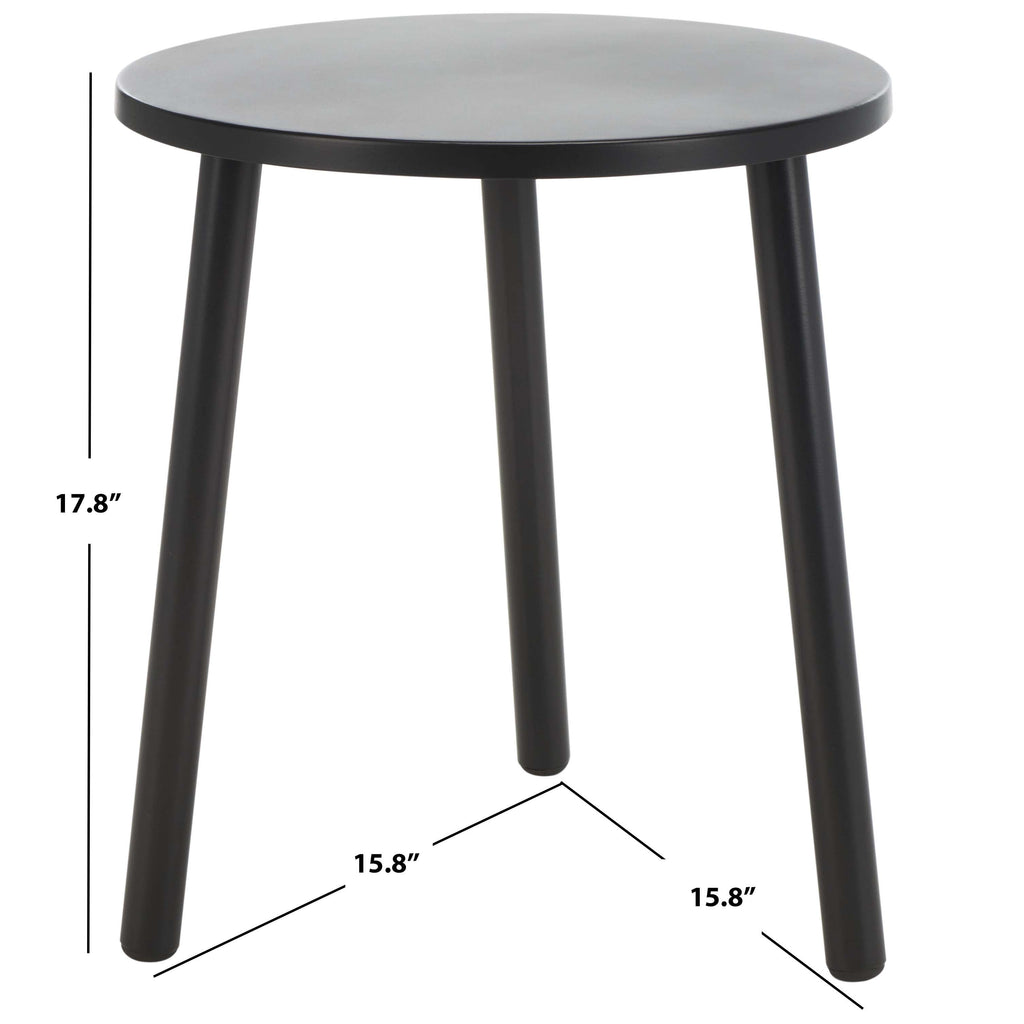 Safavieh Ivitrio Round Accent Table, Black