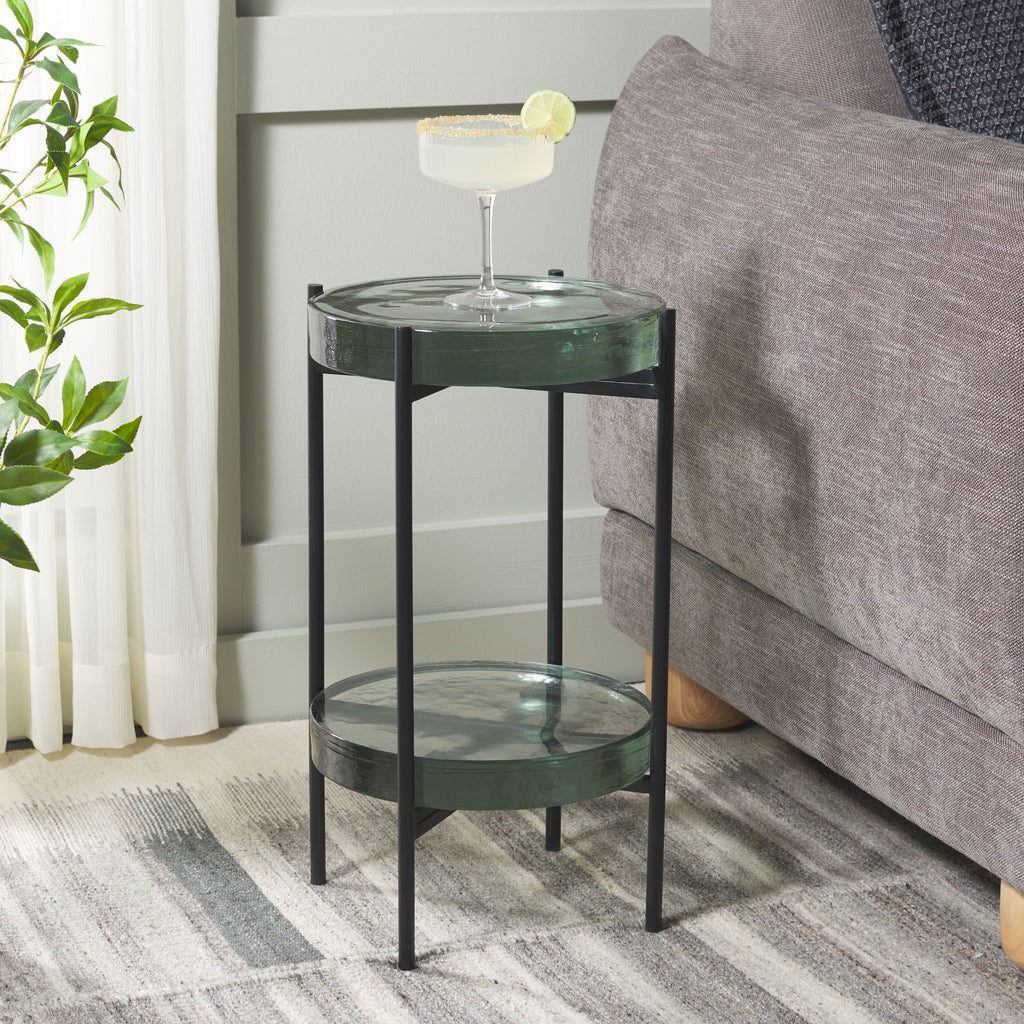 noham-side-table-safavieh-acc5502-Clear / Black