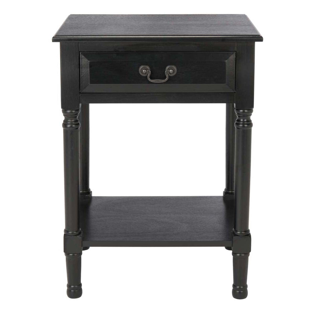 Safavieh Whitney 1 Drawer Accent Table - Black