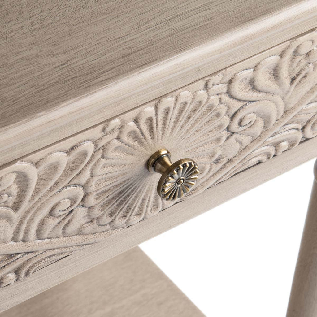 Safavieh Josie 1 Drawer Accent Table - Greige