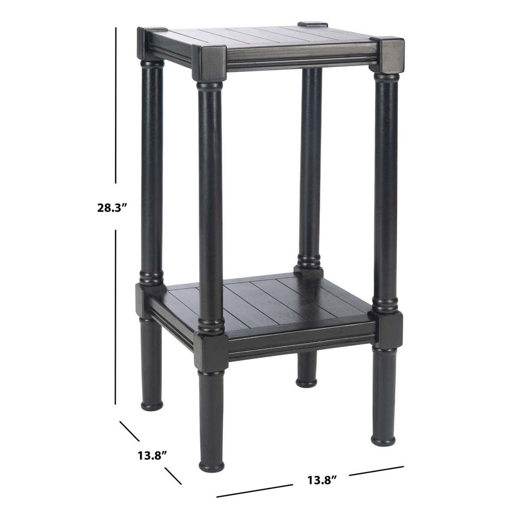 Safavieh Rafiki Square Accent Table-Black