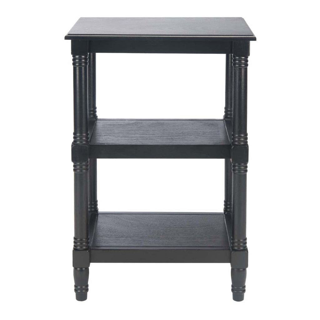 Safavieh Cassie 3 Shelf Accent Table-Black