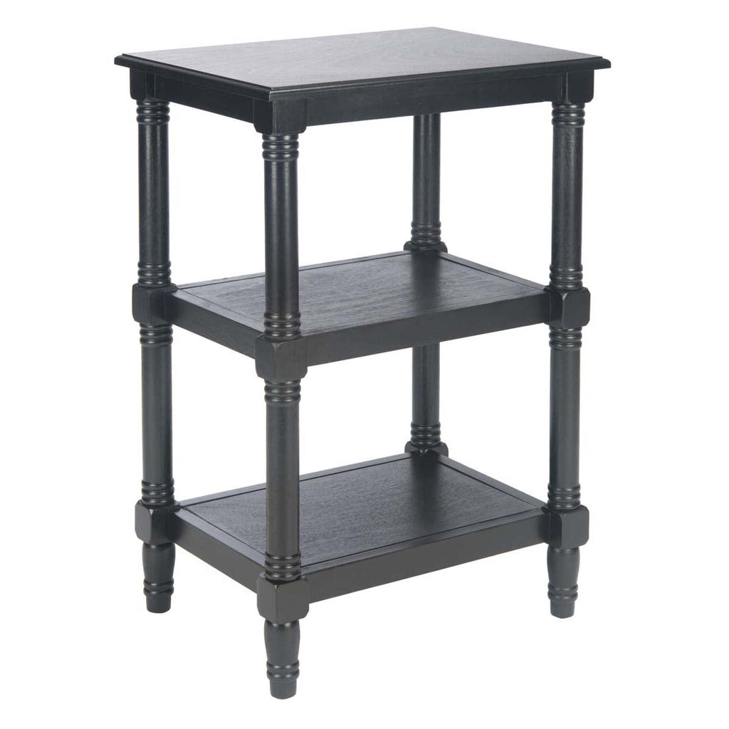 Safavieh Cassie 3 Shelf Accent Table-Black