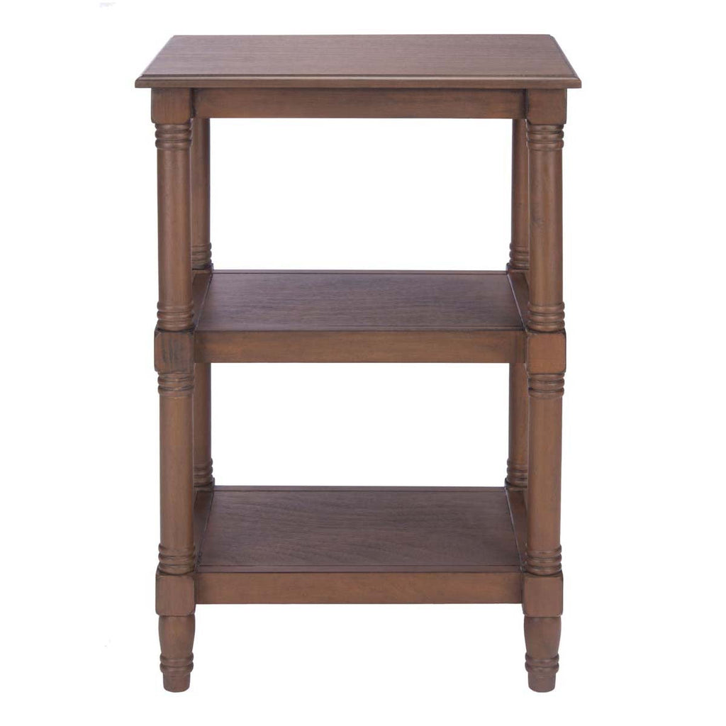 Safavieh Cassie 3 Shelf Accent Table-Brown