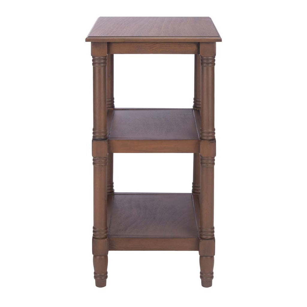 Safavieh Cassie 3 Shelf Accent Table-Brown