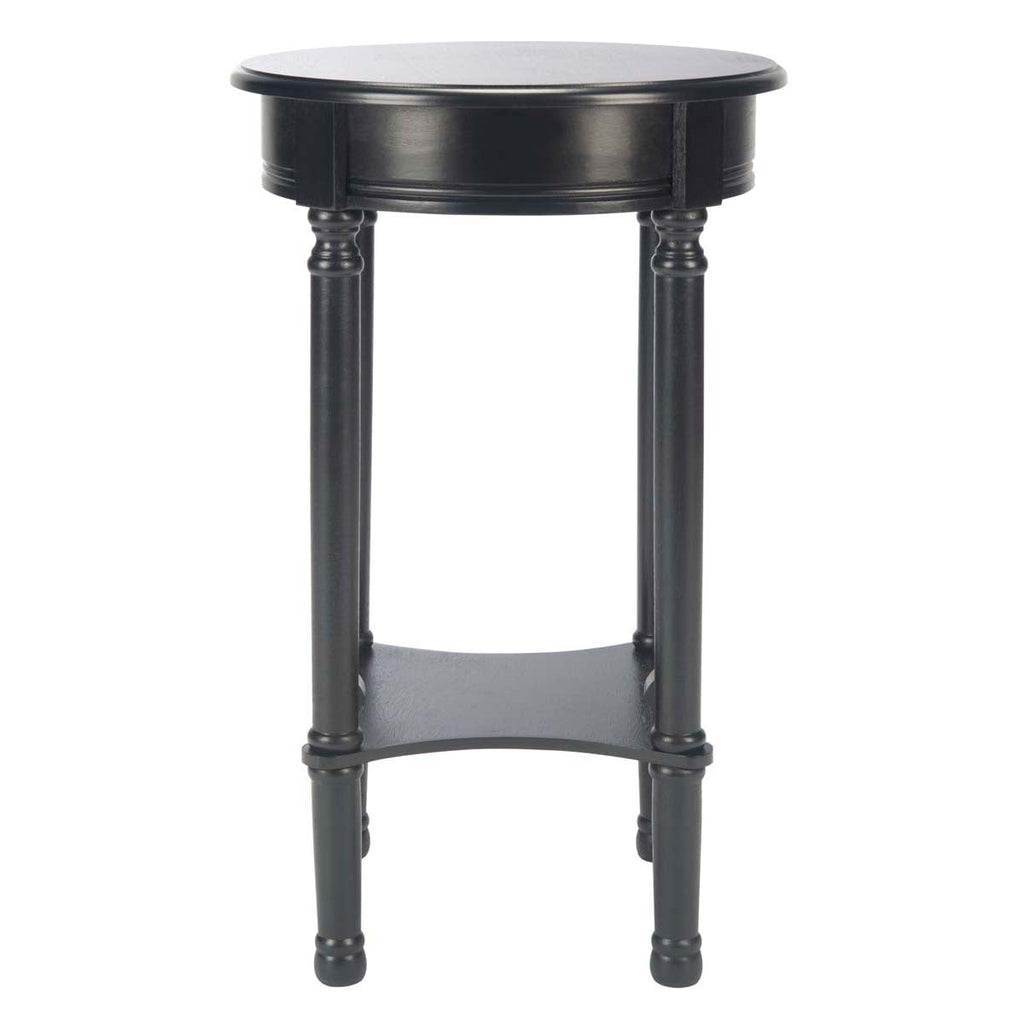 Safavieh Tinsley Round Accent Table-Black