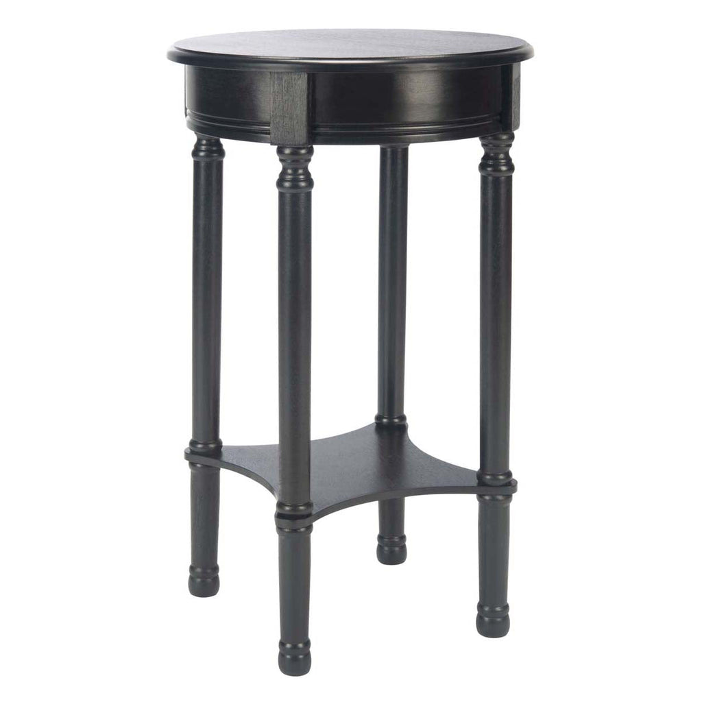 Safavieh Tinsley Round Accent Table-Black