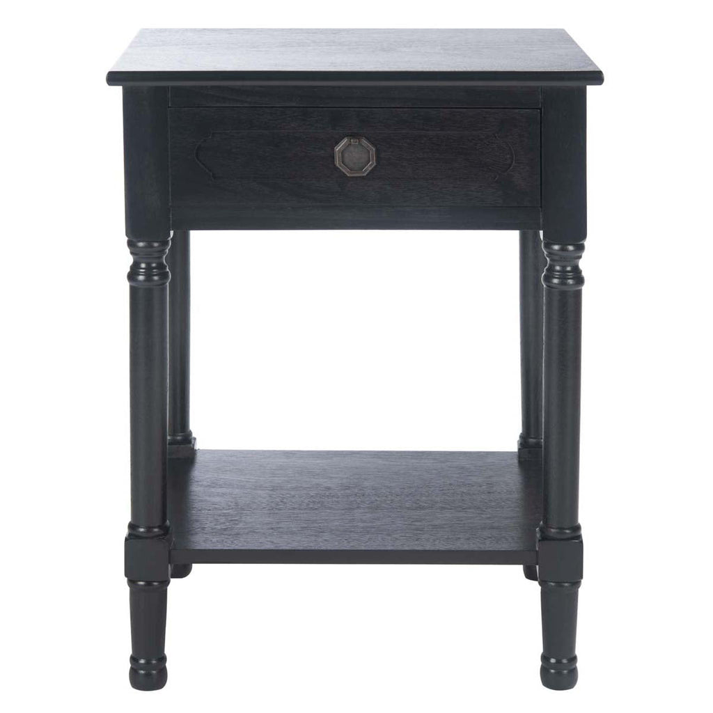 Safavieh Allura 1Drw Accent Table-Black