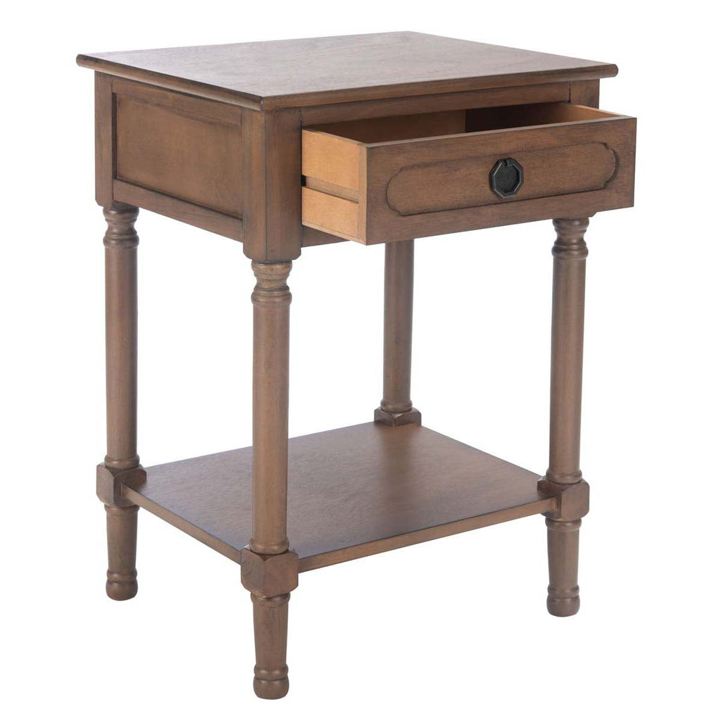 Safavieh Allura 1Drw Accent Table-Brown