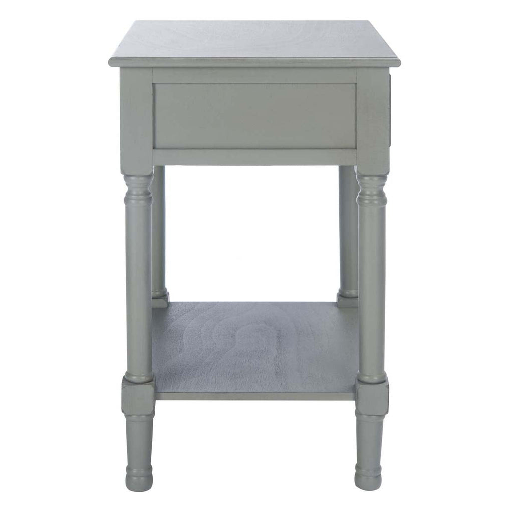 Safavieh Ha's 1Drw Accent Table -Distressed Grey