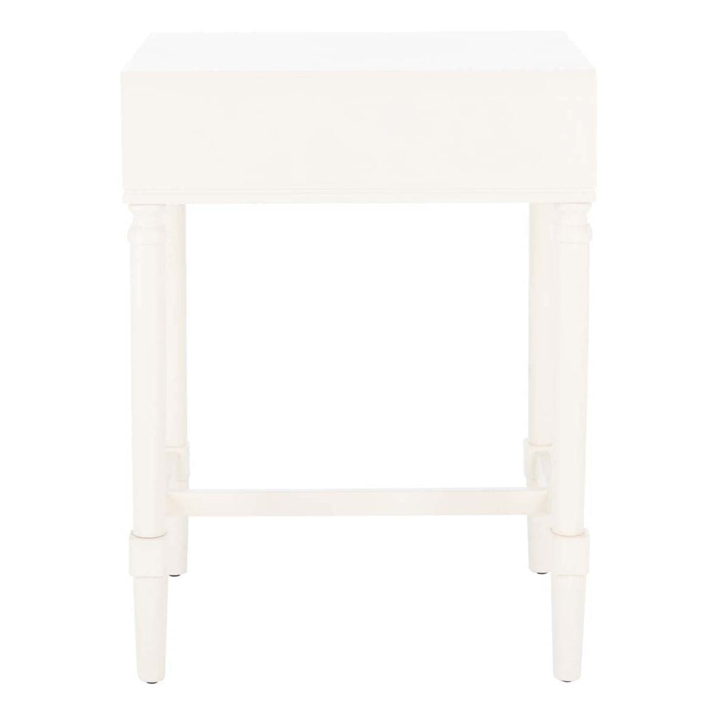 Safavieh Estella 1Drw Accent Table - White