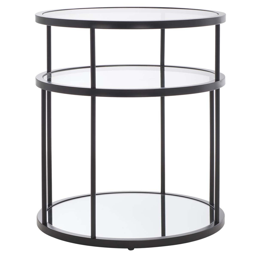 Safavieh Layta 3 Shelf Accent Table - Matte Black