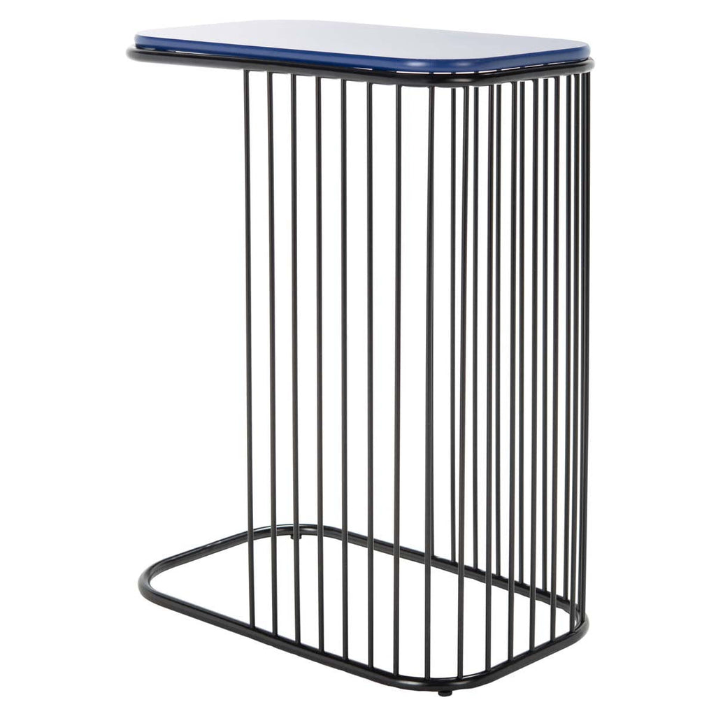 Safavieh Stafford Side Table - Blue / Black