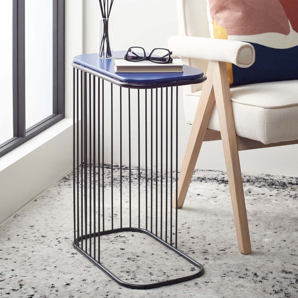 Safavieh Stafford Side Table - Blue / Black