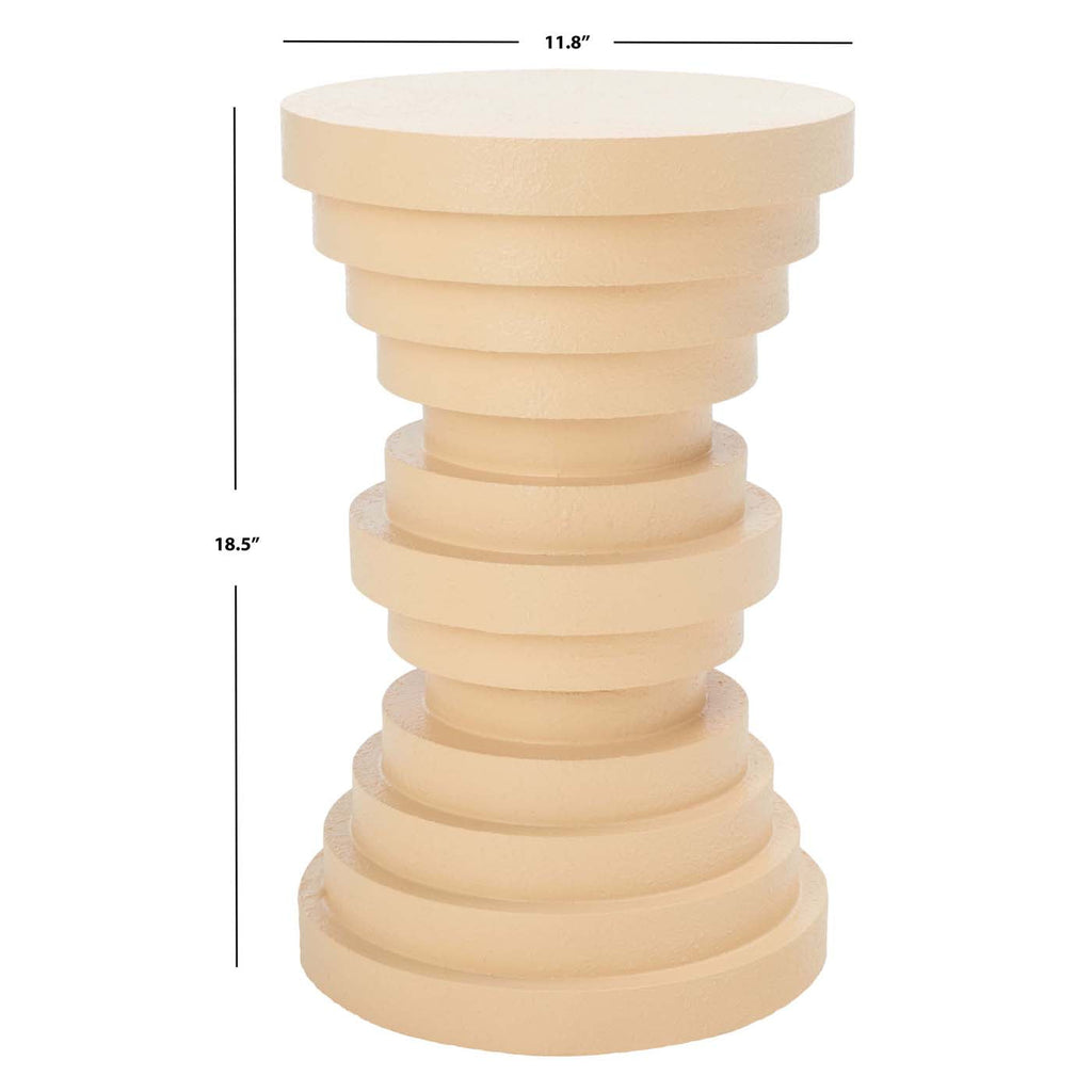 Safavieh Ali Accent Table - Creme