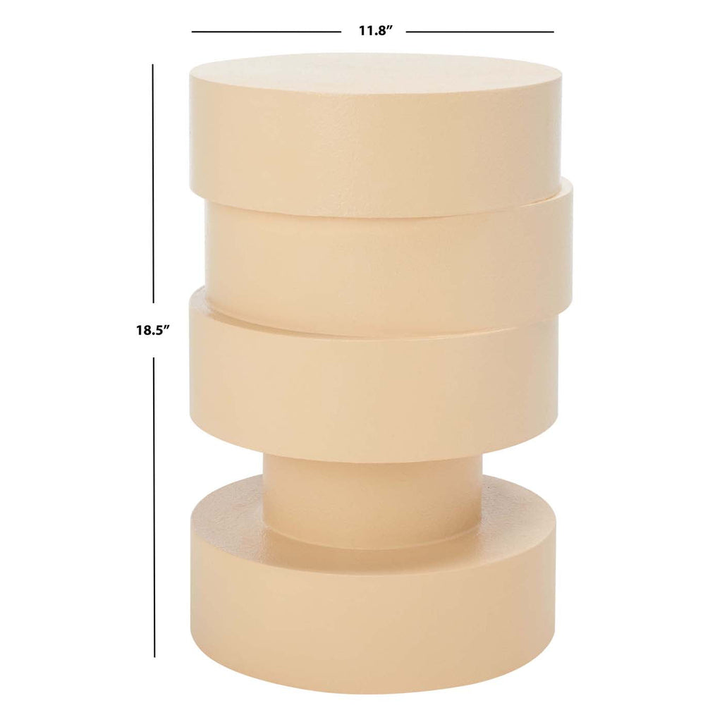 Safavieh Tyce Accent Table - Creme