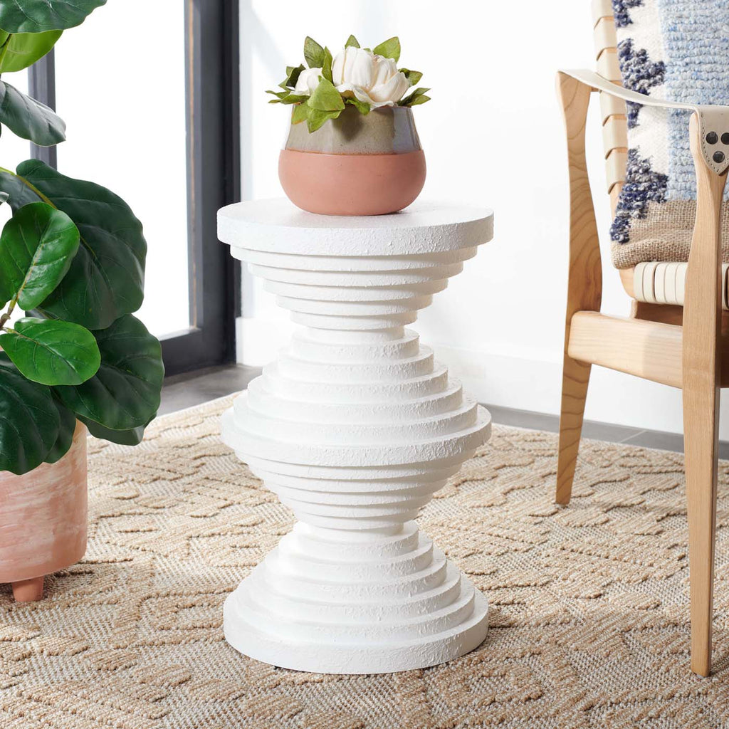 Safavieh Glynn Accent Table - White