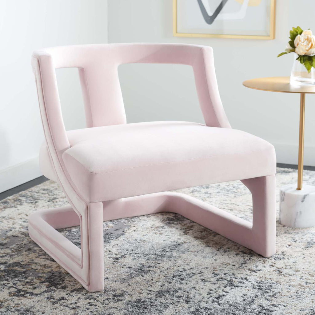 Safavieh Rhyes Accent Chair - Light Pink