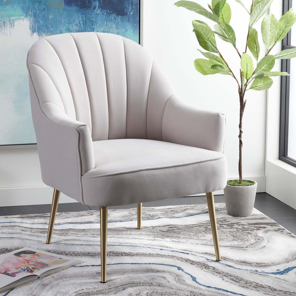 Safavieh Areli Accent Chair - Light Grey