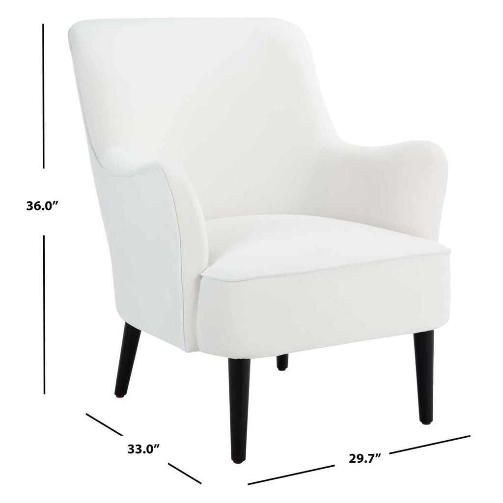 Safavieh Arlyss Accent Chair - White