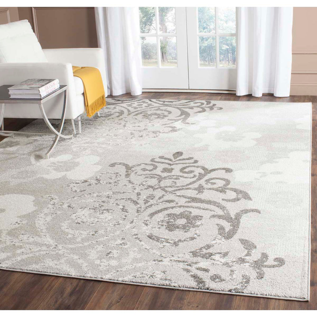 safavieh adirondack 114 ivory rug, adr114 - Silver / Ivory