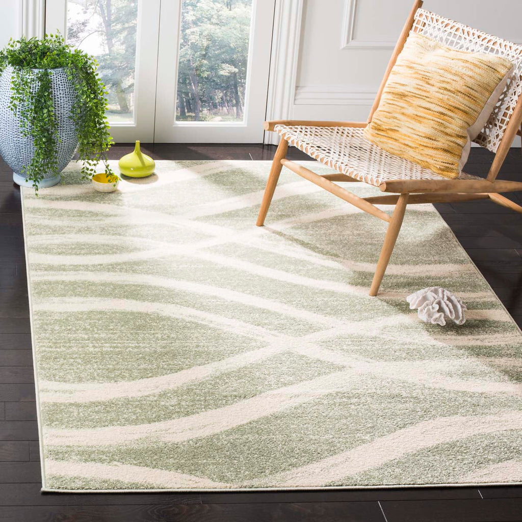 Safavieh Adirondack Rug Collection ADR125X - Sage / Cream