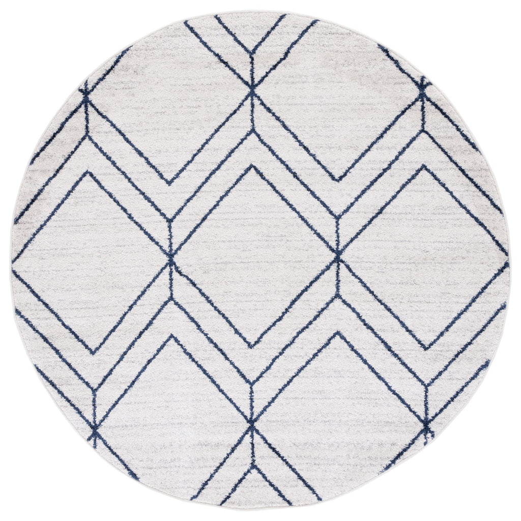 Safavieh Adirondack Collection, ADR241N-8SQ - Light Grey / Navy