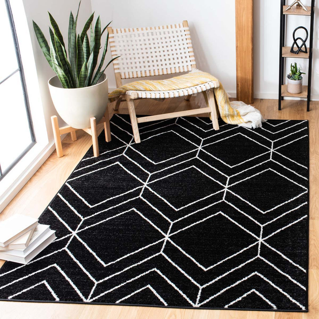 Safavieh Adirondack Rug Collection ADR241Z - Black / Ivory